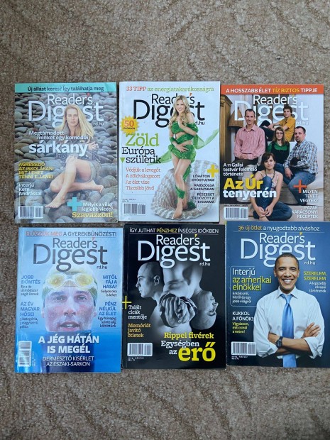 6 db Reader's Digest vlogats 2009-bl, egyben