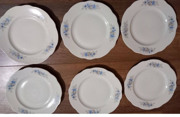 6 db Zsolnay porceln kis tnyr/ stemnyes