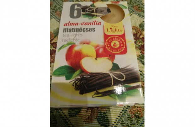 6 db alma-vanília illatmécses egyben, bontatlan