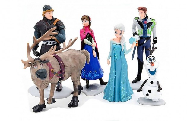 6 db-os Frozen Jégvarázs figura szett Új! Készletről!