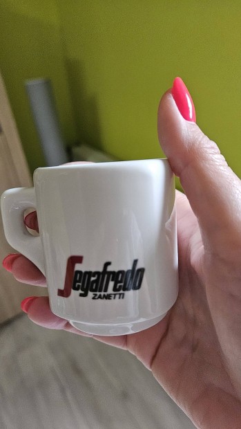 6 db segafredo mokkás csésze eladó