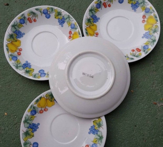 6 db új Minitányér 12 cm átmérő Hibátlan