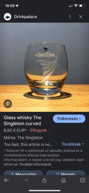 6 db j Singleton whiskys pohr 