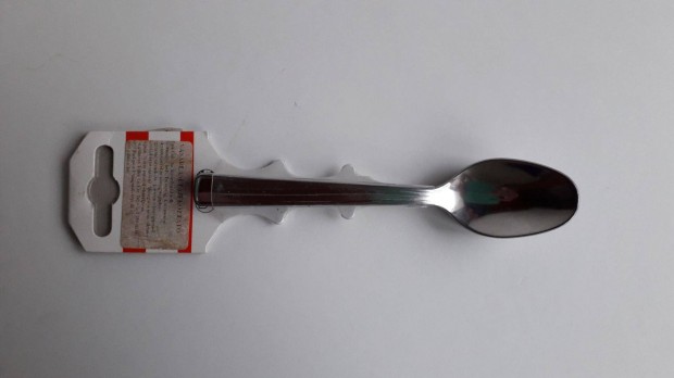 6 db új olasz rozsdamentes kávéskanál 13 cm_