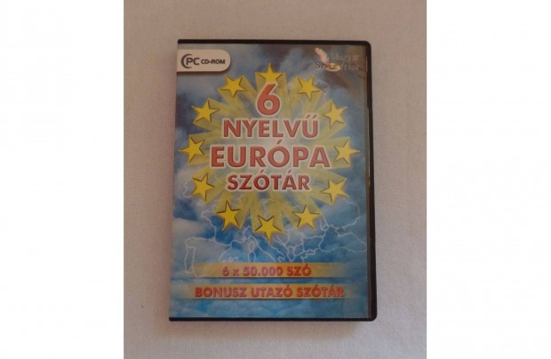 6 nyelvű Európa Szótár PC CD-ROM