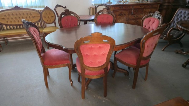 6 szem�lyes �tkez� garnit�ra  barokk