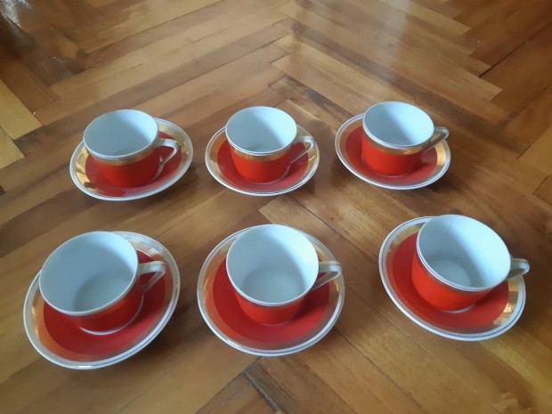 6 szemlyes kvskszlet porceln kvs kszlet rgisg hagyatk