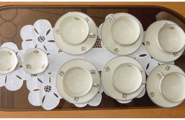 6 szemlyes porceln tkszlet