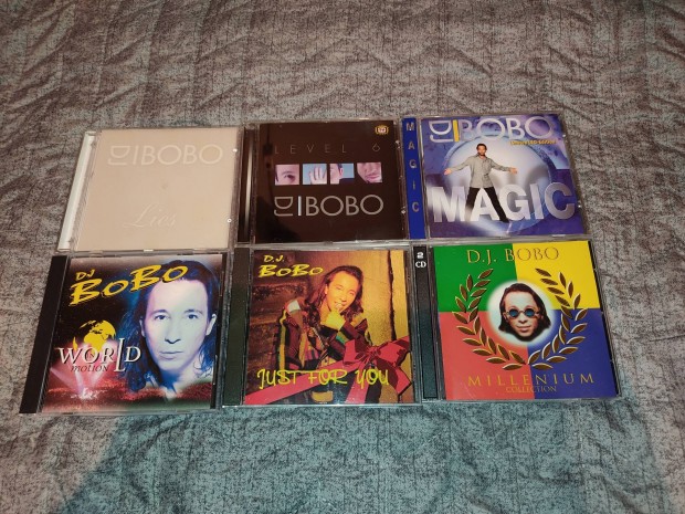 6db DJ Bobo CD (7 lemez) egyben 