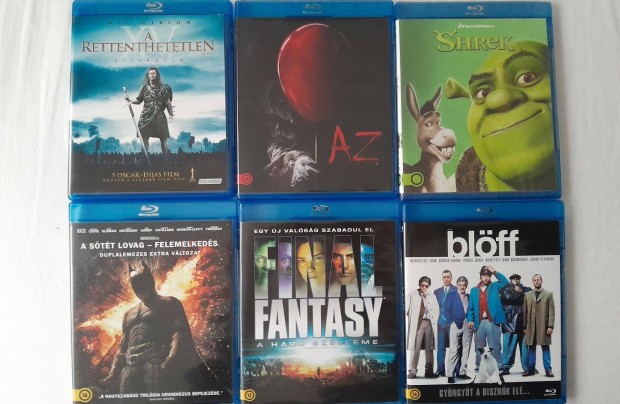 6db blu-ray egybe rettenhetettlen az shrek stt lovag blff final