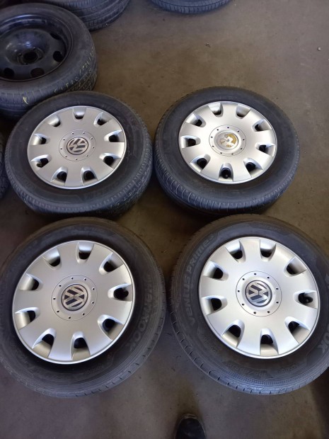 6x15 5x112 Vw lemezfelni 195/65r15 Hankook nyrival sxx3