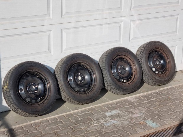 6x16" 5x112 57 ET43 gyári acélfelni: Volkswagen, AUDI, SEAT, Skoda