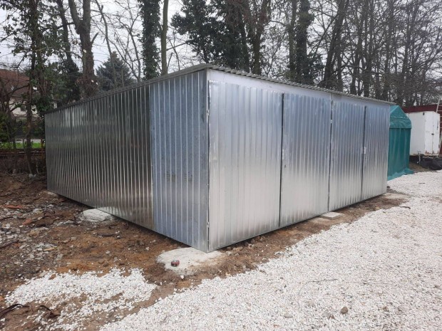 6x5 Másodosztályú duplagarázs, ingyenes szállítással Csak 18 db Maradt