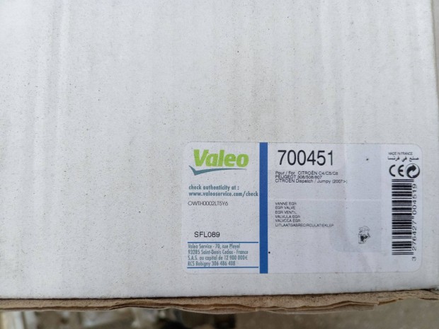700451 EGR szelep