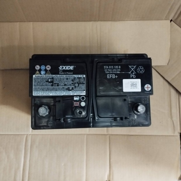 70ah Exide akkumulátor eladó!