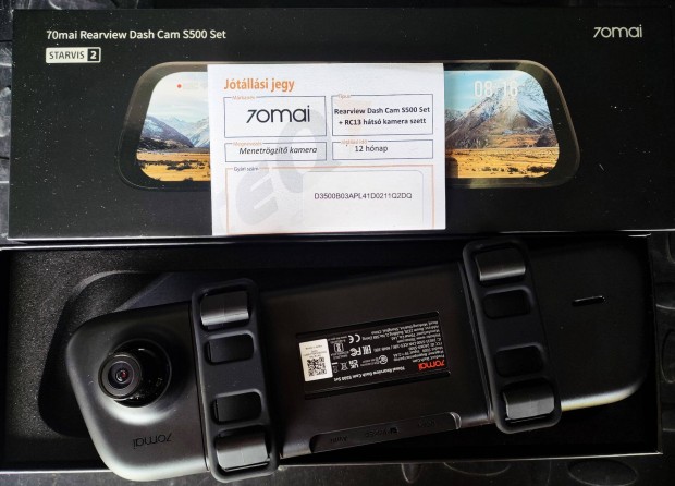 70mai Rearview Dash Cam S500 Set okos menetrgzt kamera