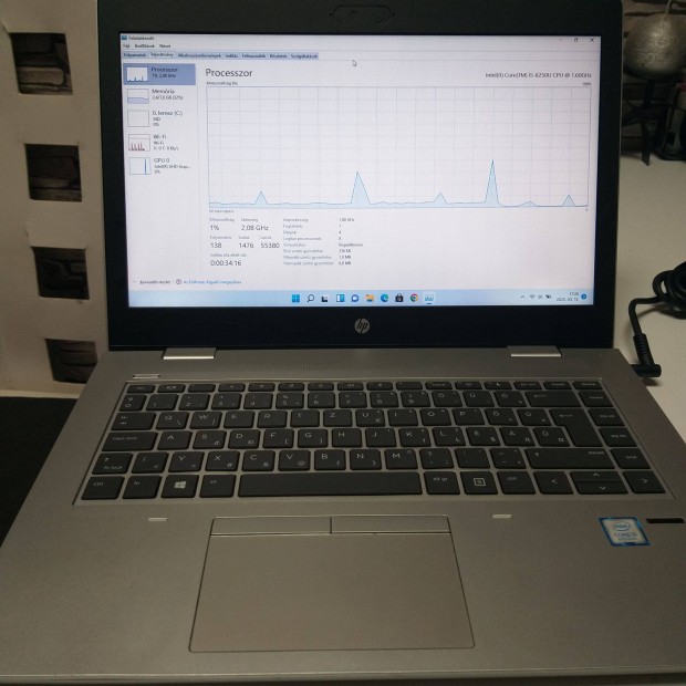 71.HP laptop(nagyon gyors) Processzor:8250U I5 Tárhely: új 256 GB SSD