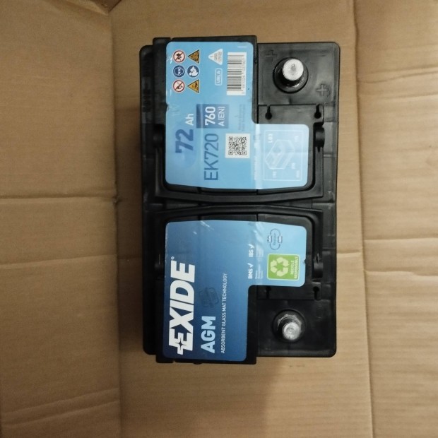 72ah Exide akkumulátor eladó!