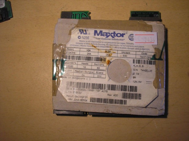 7434 Maxtor 5T040H4 HDD elektronika Tah71DP0 301353102