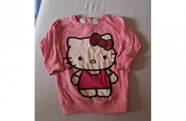 74/80as pamut Hello Kitty pulcsi,H&M