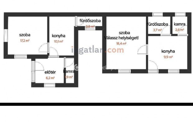 74 nm-es h�z elad� Hajd�szoboszl� #5155189