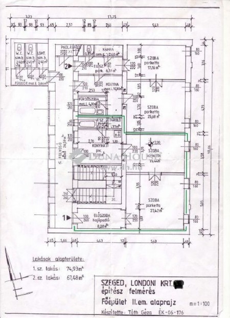 75 nm-es laks elad Szeged