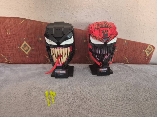 76187, 76199 LEGO Marvel - Carnage s Venom fej