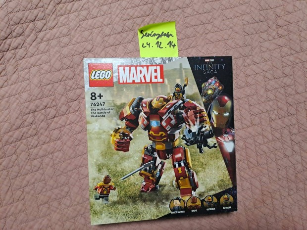 76247 Lego Marvel Hulkbuster: Wakanda csatja j, Bontatlan