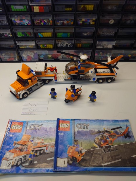 7686 Helikopter szllt Lego city 