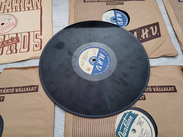 78 RPM Gramofon hanglemezek 10" 25 cm