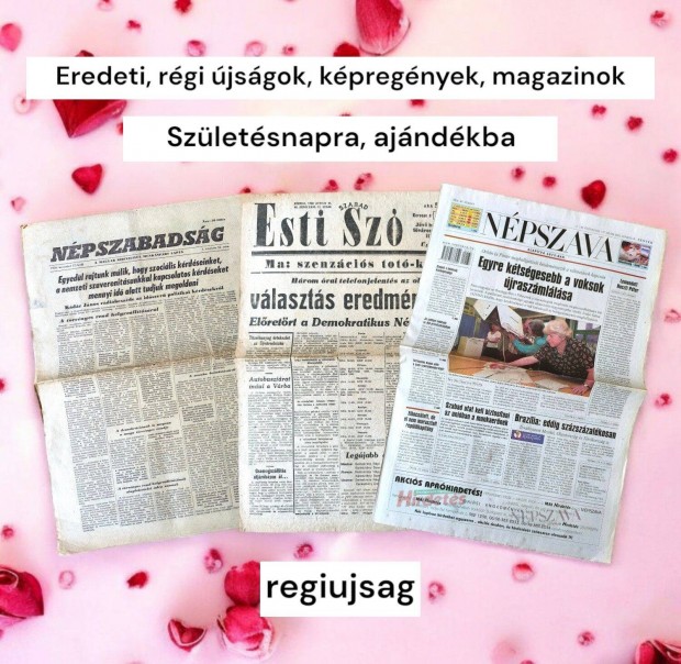 79. szletsnapra Szletsnapok Lapjai / regiujsag