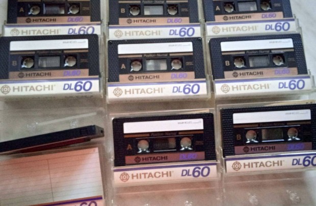 7DB Hitachi DL-60 Írás mentes kazetta eladó