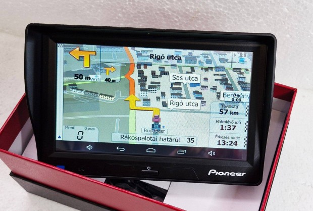 7 Col Pioneer DVR Navigci GPS Truck Kamion 2024 Teljes Europa