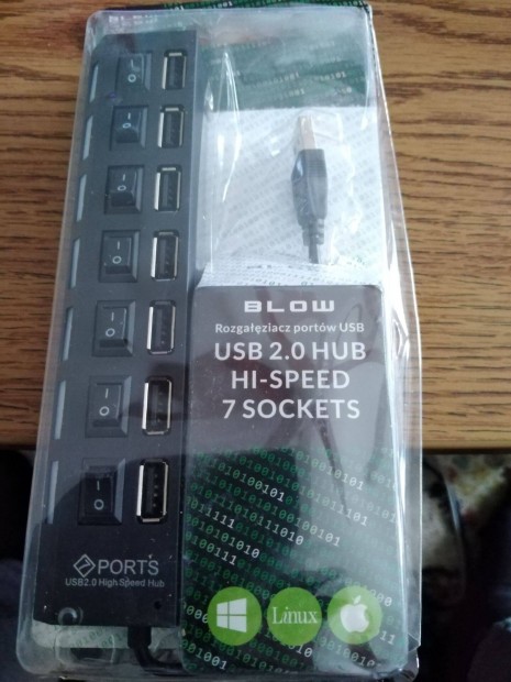 7-USB- PORT- Eloszt- HI Speed Nagyon J-1500-F-Kirusits