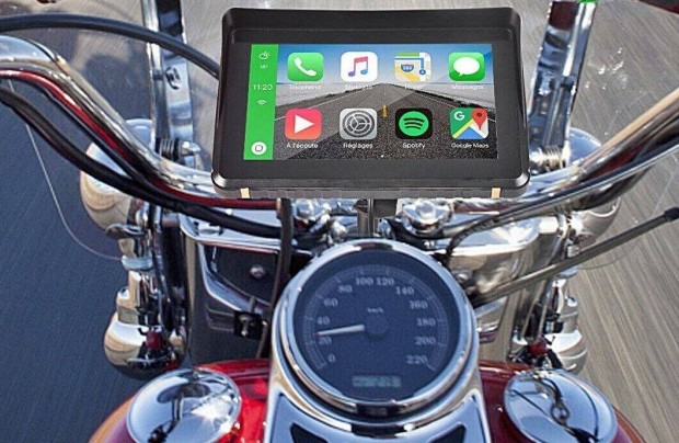 7" IPX6 Vzll Motoros Wifi Android Auto Apple Carplay GPS navigci