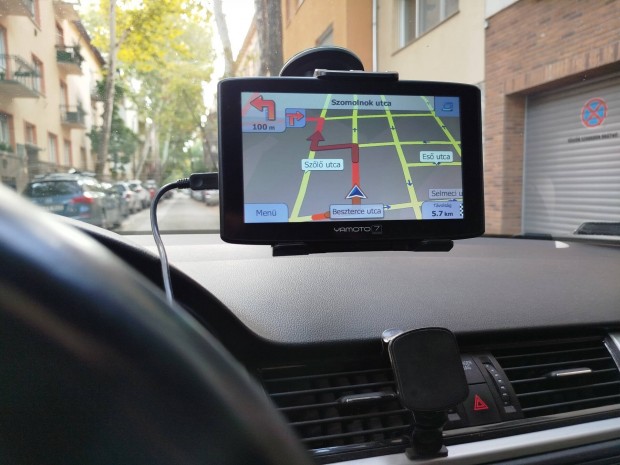 7" Yamoto GPS navigáció 2025. máj. Magyaro. térkép kamionos is