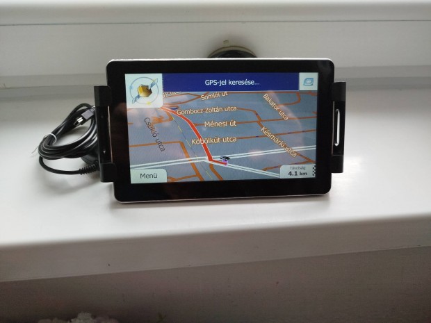 7" -os GPS , navigáció 2024. nov. Magyaro. térkép kamionos is