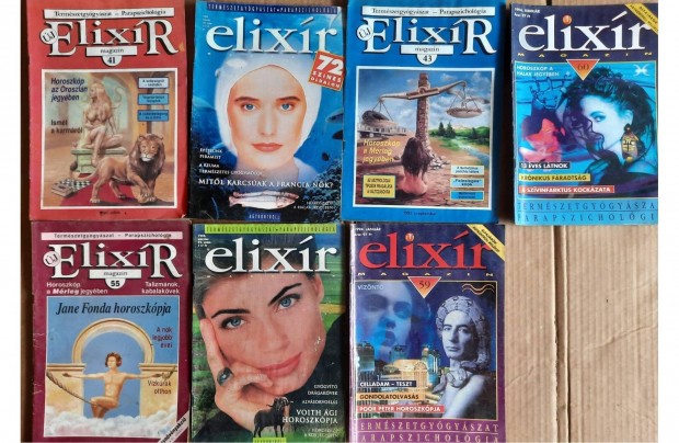 7 darab Elixr magazin elad