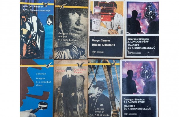 7 darab Georges Simenon, Maigret knyv elad