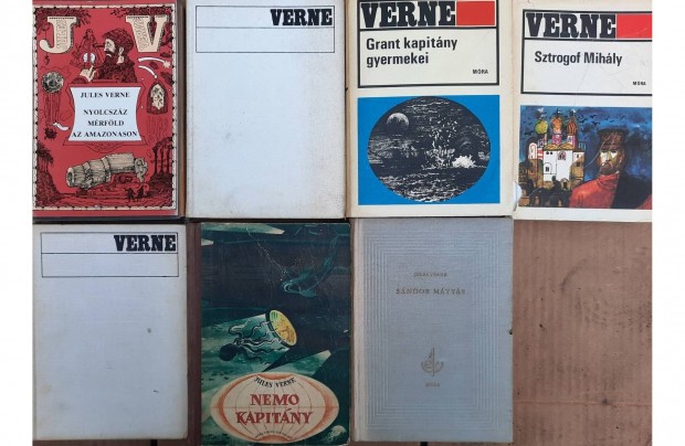 7 darab Verne knyv elad