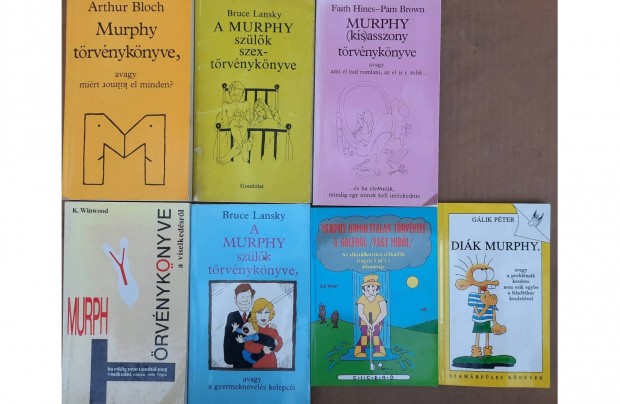 7 darab, Murphy trvnyeit tartalmaz kiadvny elad