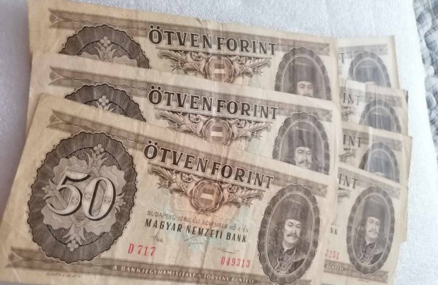 7 db / 50 Forint (MM)