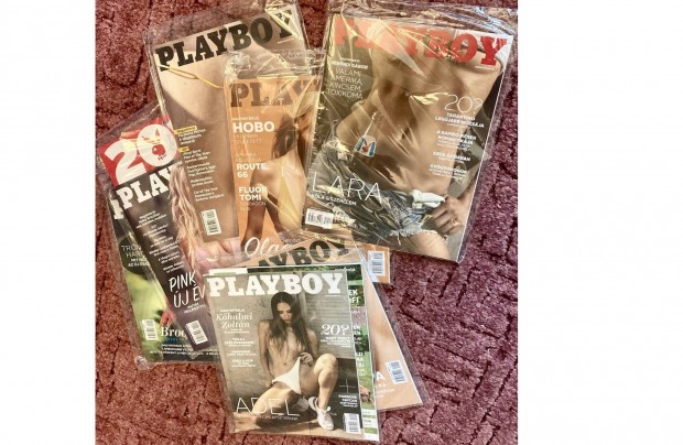 7 db bontatlan csomagols 2019-es magyar Playboy