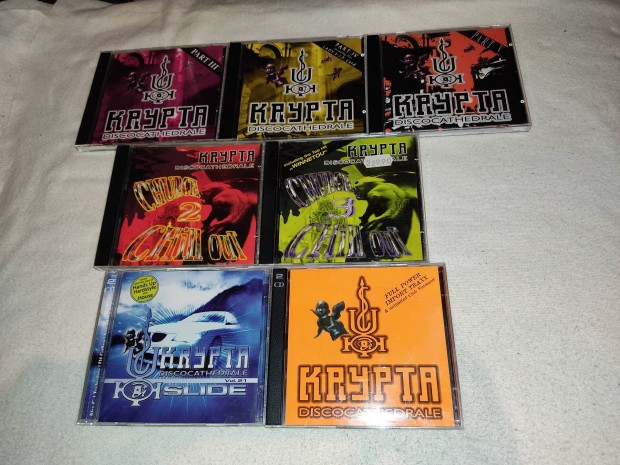 7db Krypta CD csomag egyben (9 lemez)(Sequential One,Interactive)
