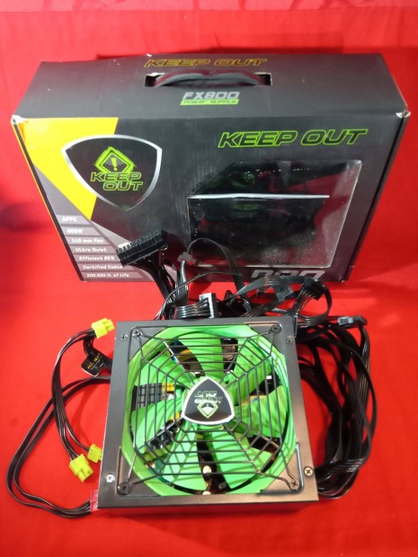 800W 2 db VGA 6+2 számítógép tápegység gyári dobozában. FX800. Posta
