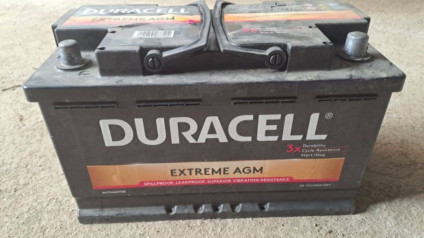 80 Ah Duracell AGM Akkumulátor