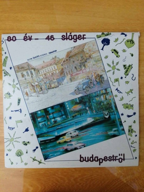 80 v-46 slger Budapestrl hanglemez.