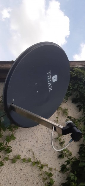 80cm Triax parabola antenna +fej+konzol