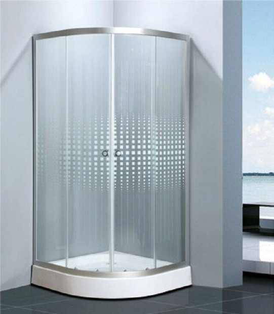 80x80 cm ves Matrix vegges zuhanykabin zuhanytlcval