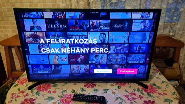 81 CM Samsung Full HD Wifis SMART LED TV Új Szerű Állapotban Beépített